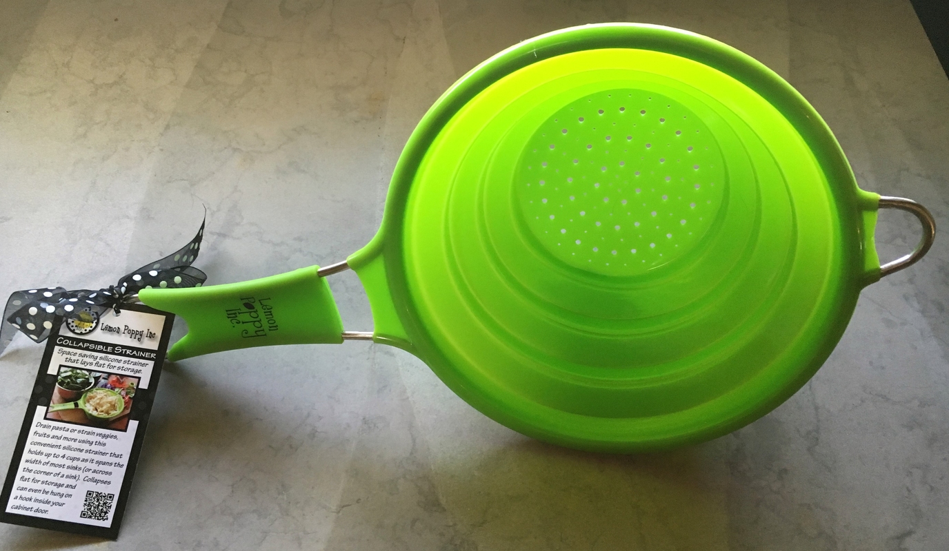silicone strainer collapsible